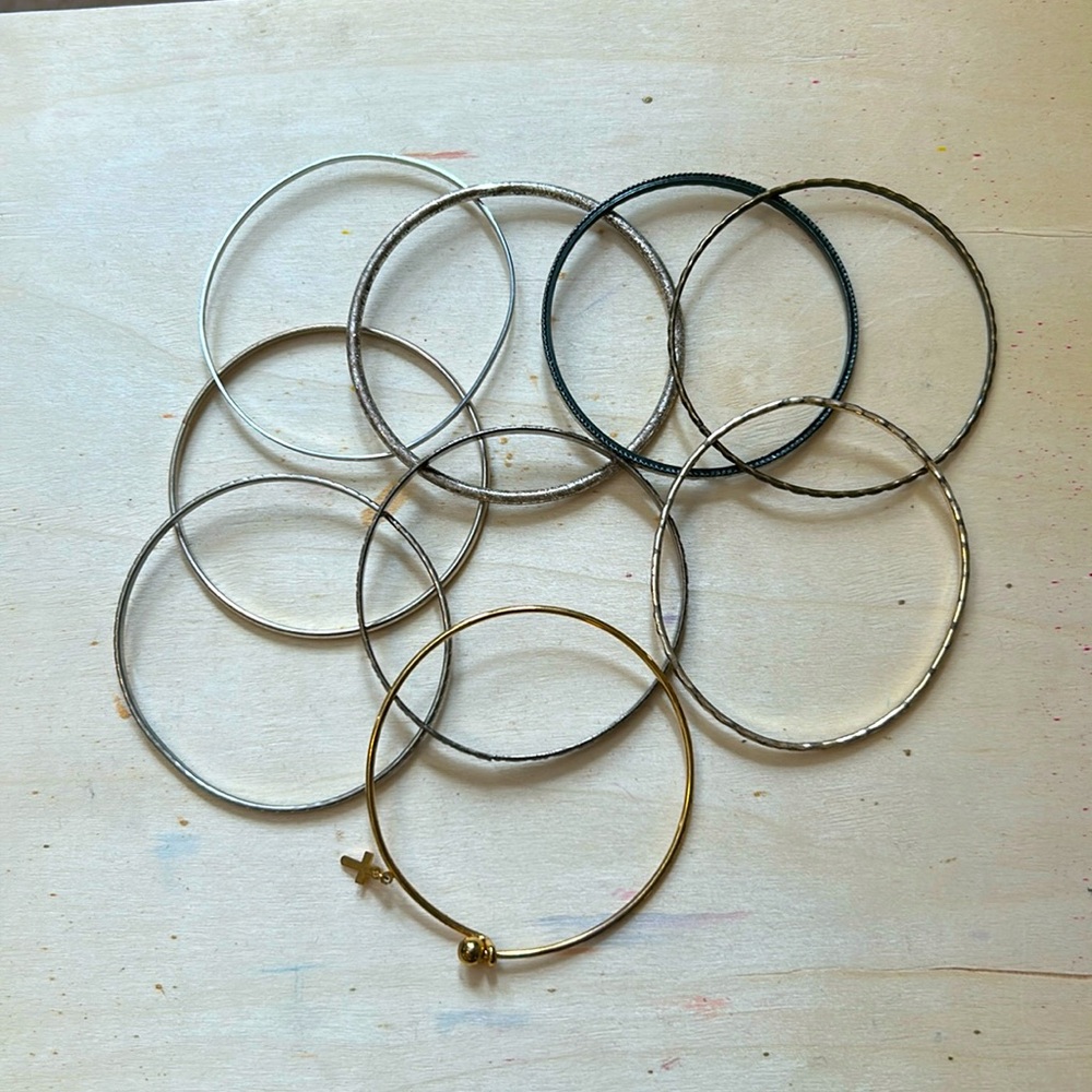 Bangle bracelets